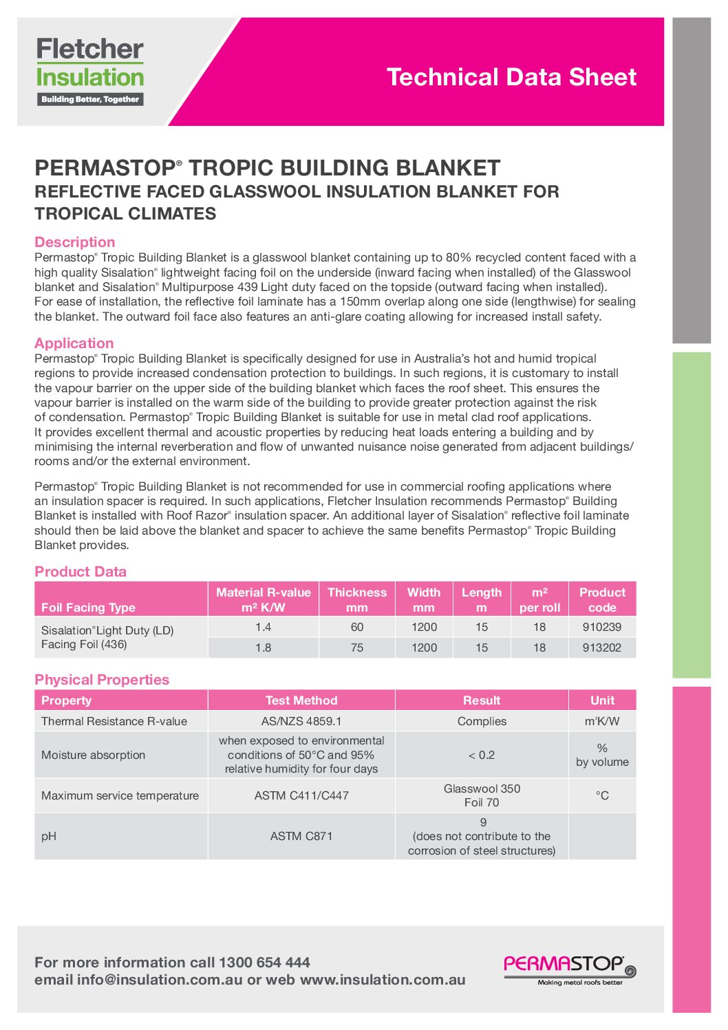 Permastop® Tropic Technical Data Sheet