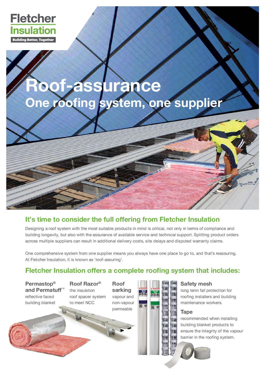 Roof Assurance System Brochure