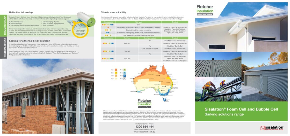 Sisalation® Foam Cell and Bubble Cell – Sarkings Solutions – Brochure